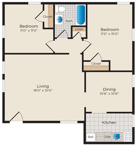 a blueprint of a floor plan of a house