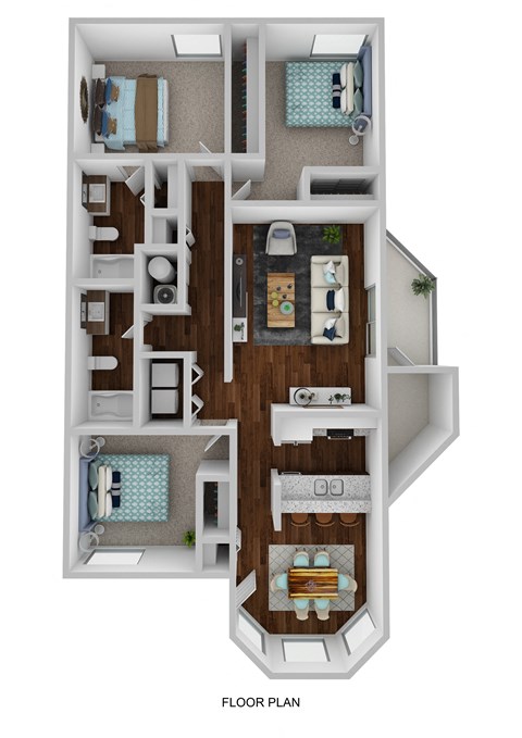 bedroom floor plan an in 1 bed 1 bath, opens a dialog