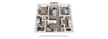 bedroom floor plan, opens a dialog.