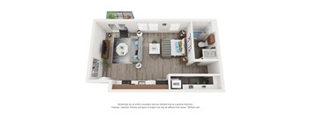 a floor plan of the villas at houston levee west apartments in cordova,