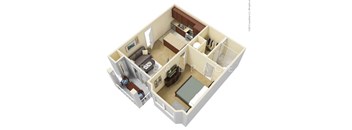 a floor plan of a small apartment