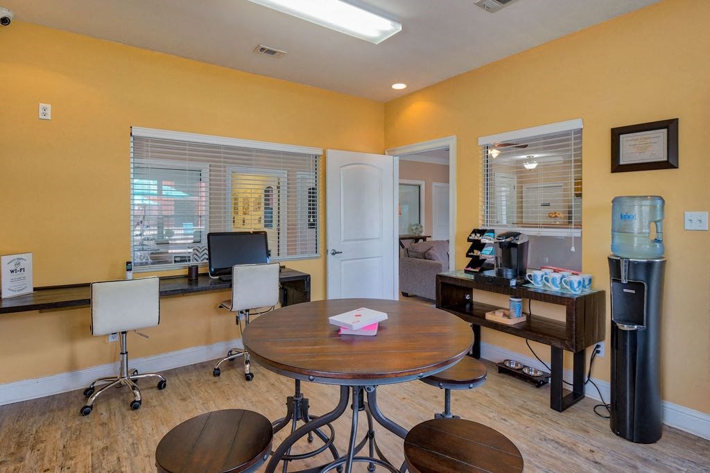 Oceanaire Apartments in Biloxi, MS photo of business center