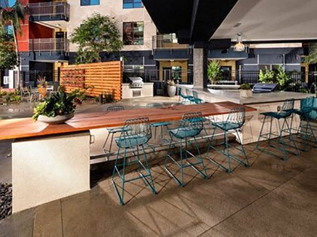 Outdoor Kitchen with Multiple BBQs