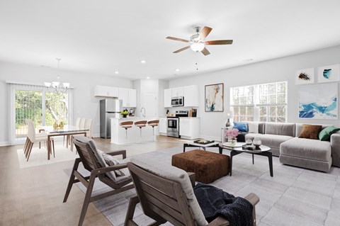 Blue Jay Commons Homes in Rincon, GA photo of living room