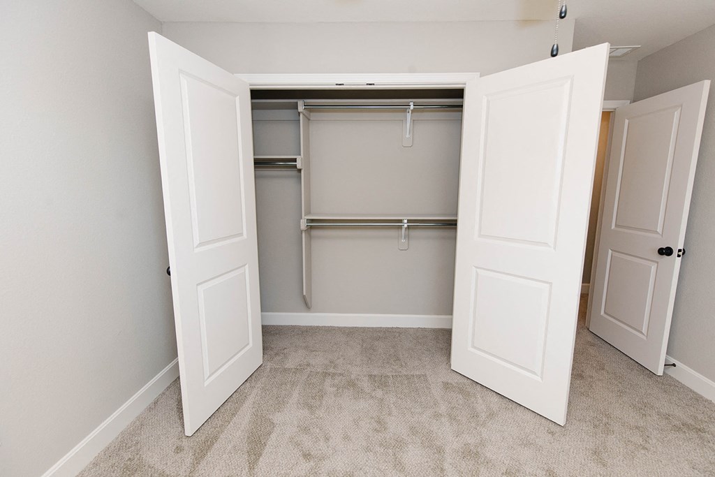 large closet space