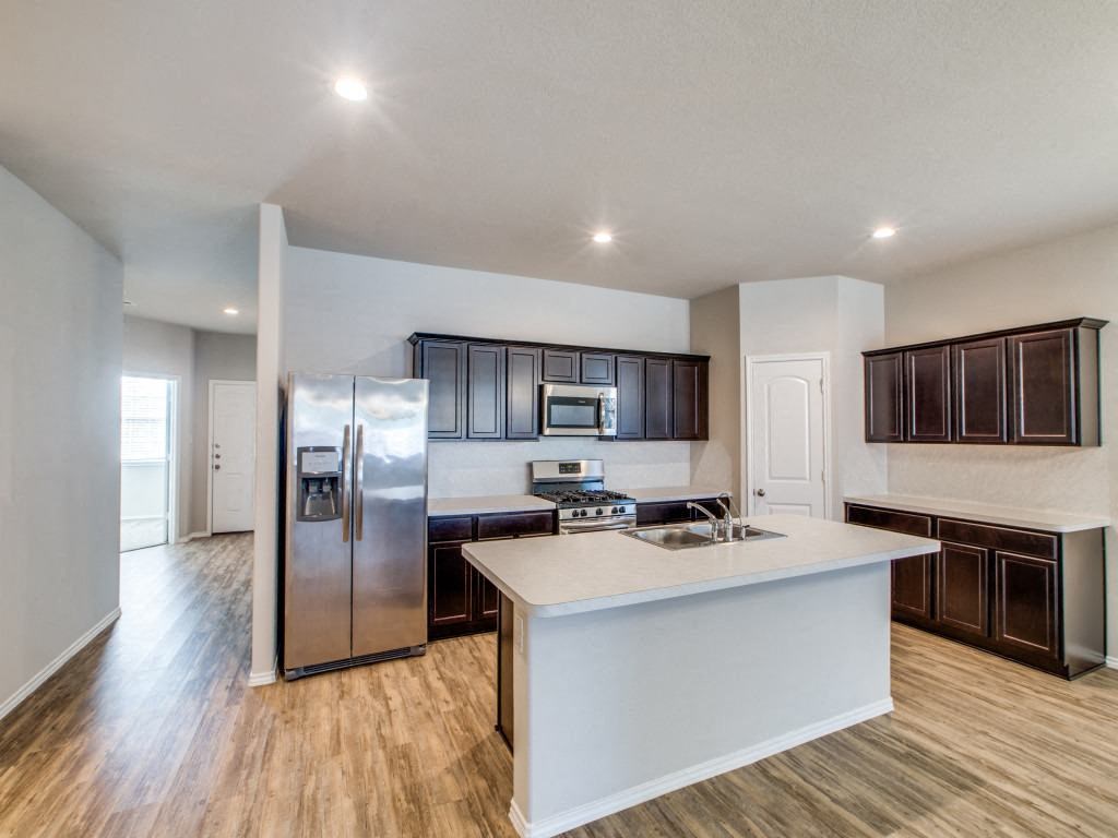Refrigerator And Kitchen Appliances at Amber Pines at Fosters Ridge, Conroe, Texas