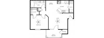 Mission oaks 2D Floor plan render