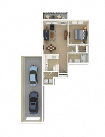 3D Floor plan rendering