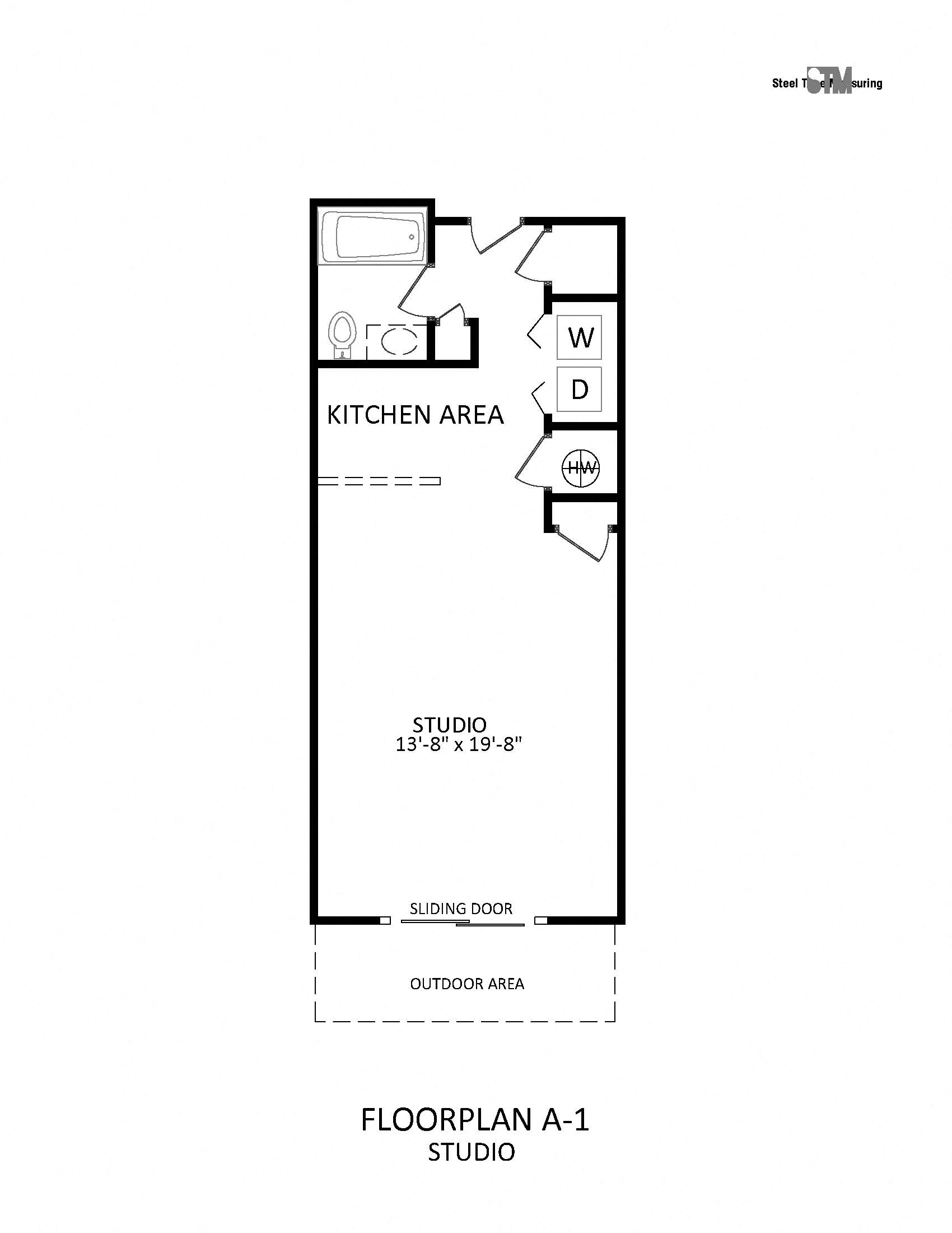the floor plan of floorplan a1