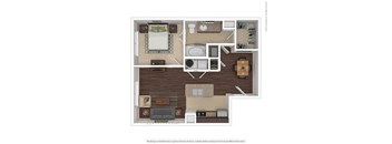 Apalachee Point Apartments in Tallahassee, FL photo of one bedroom floorplan