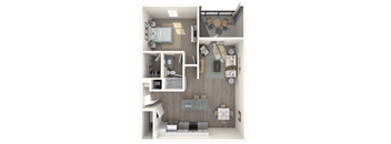 3d floor plan of the finch