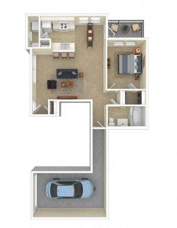 3D Floor plan rendering