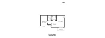 bedroom floor plan | luxury apartments in towson md | the southerly