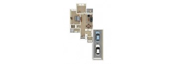 3D Floor plan rendering