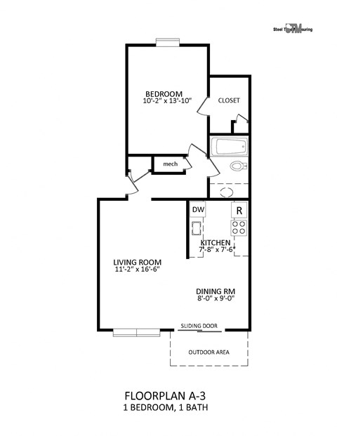 the floor plan of floorplan a3