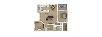 3D Floor plan rendering