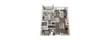 a 1 bedroom floor plan  sierra  2100 sq ft