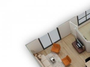 1 Bed - 1 Bath |735 sq ft 1 Bed - 1 Bath |735 sq ft