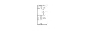 floor plan photo of the marquette apartments in marquette mi