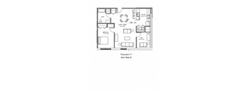 the floor plan of the second floor of a house