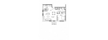 split level floor plan of a house with a garage