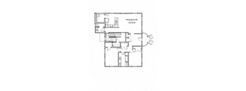 the floor plan of the second floor of a house
