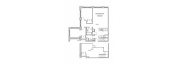 the second floor floor plan of a house with roommates