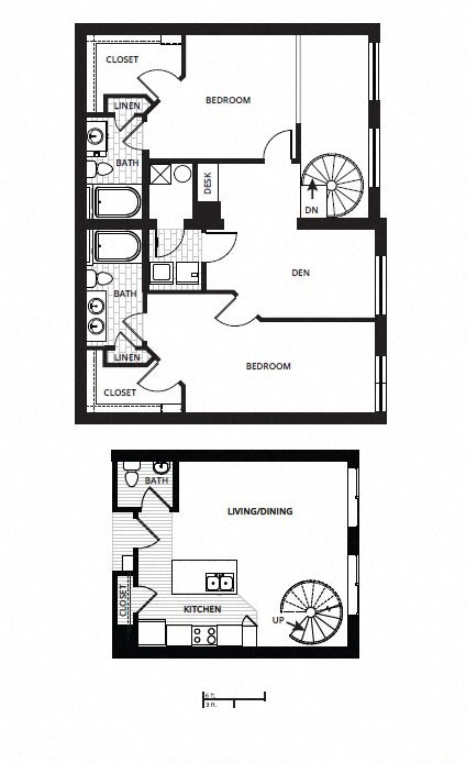 floor plan photo of the residence at the cor in ramsey, mn
