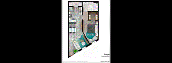 bedroom floor plan an in 2d