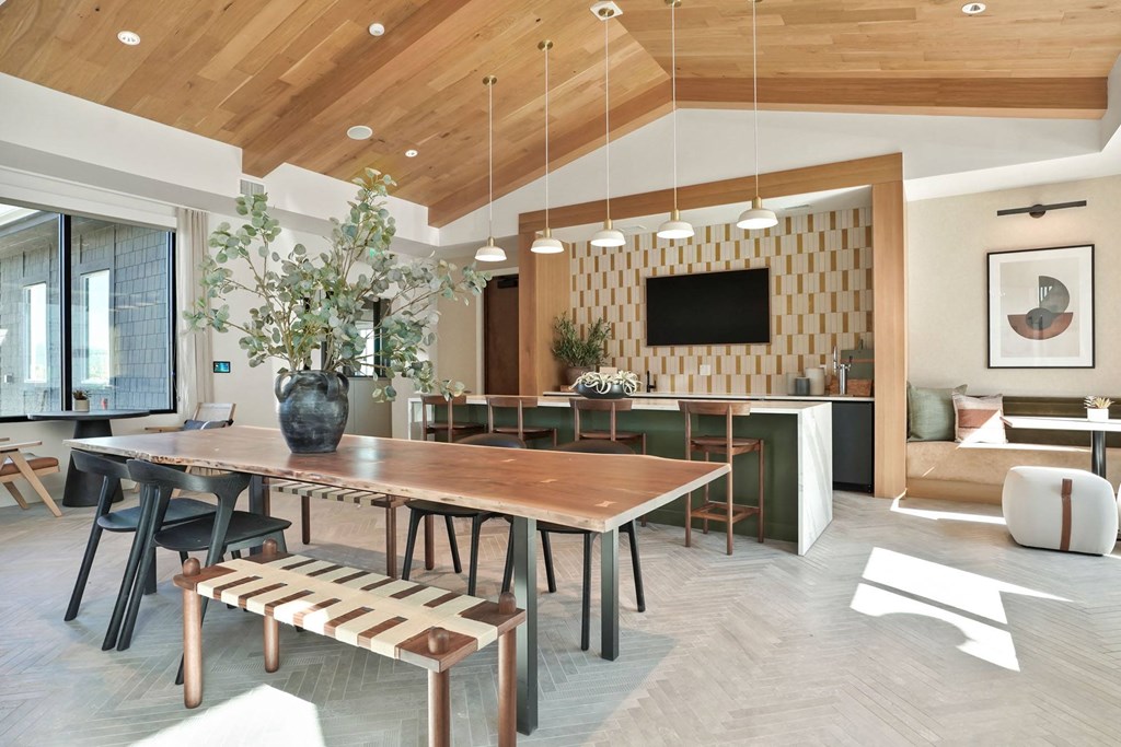 Clubhouse entertaining kitchen at Alana