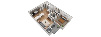 Lapis 3 floor plan in 3d