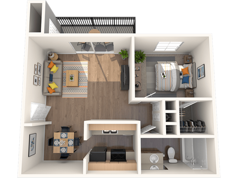 Amelia 3D floorplan