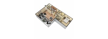 one bedroom one bathroom 940 square feet