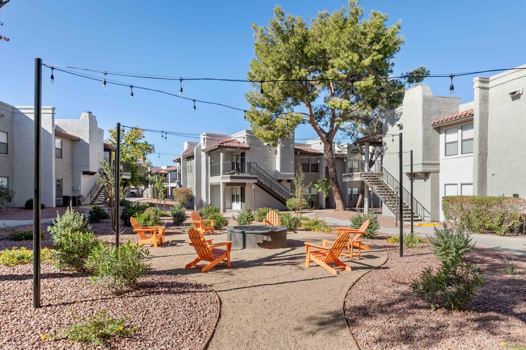 Arabella apartments in Henderson Nevada photo of firepit
