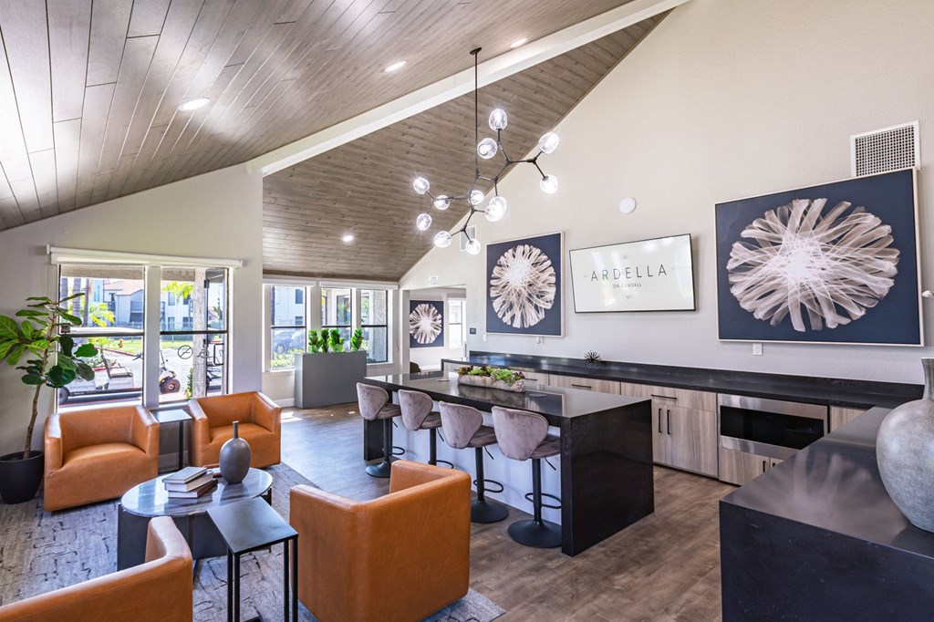 the preserve at ballantyne commons community room and bar