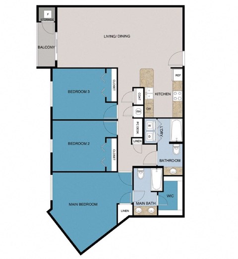 a blueprint of a floor plan of a two story residence