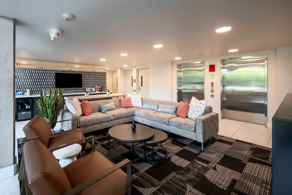 Lobby And Elevator Access at Astro Apartments, Seattle, 98109