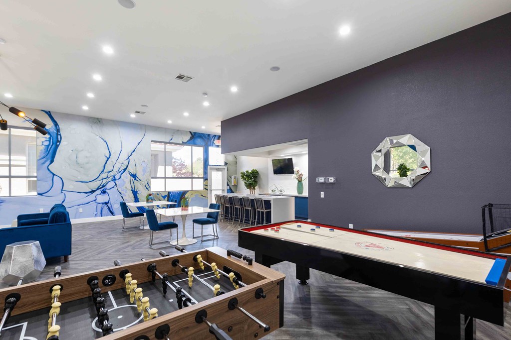 play a game of pool in our clubhouse at our apartments