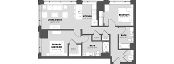 a floor plan of a house