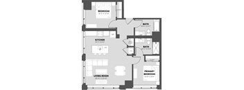 a floor plan of a house