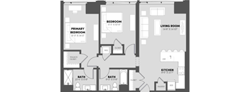 4 bedroom floor plan | apartments in garland tx | the towers at spring creek