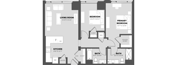 4 bedroom floor plan | apartments in garland tx | the towers at spring creek