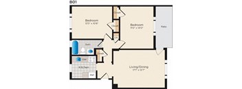 a blueprint of a floor plan of a house