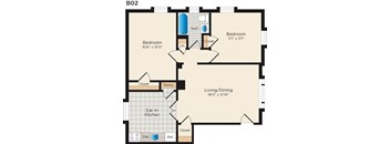 a blueprint of a floor plan of a house