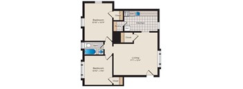 beige 2103103 plan of a 2234 sq ft house