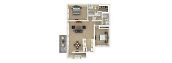 3D Floor plan rendering