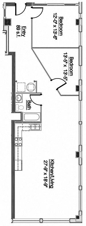 Fashion Square B1 apartment layout
