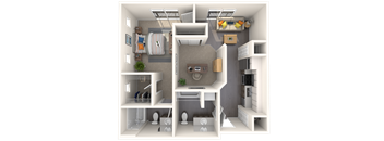 B1 - Large One Bedroom + Den