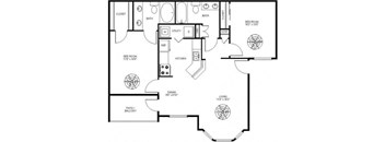 Mission oaks 2D Floor plan render