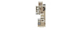 3D Floor plan rendering